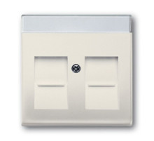 ABB BJB Basic 55 Беж Плата центральная  для коммуникац розеток 0211 с суппортами 18**