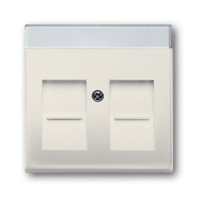 ABB BJB Basic 55 Беж Плата центральная  для коммуникац розеток 0211 с суппортами 18**