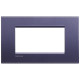 Livinglight Рамка прямоугольная, 4 модуля, цвет Синий шелк