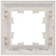 BRITE Рамка 1-мест. РУ-1-Бр алюм./алюм. IEK