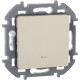 Переключатель одноклавишный с подсветкой/индикацией - Legrand/Daccord Inspiria - 10АХ 250В безвинтовые зажимы - слоновая кость