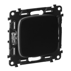 Legrand Valena ALLURE DIY Антрацит Выключатель 1-клавишный 10А 250В.