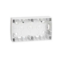 Simon 82 Белая Коробка 2-ая наружной установки, 89х158х37 mm