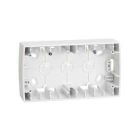 Simon 82 Белая Коробка 2-ая наружной установки, 89х158х37 mm