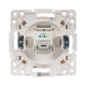 Стокгольм Механизм Розетки Phone 1-местной белый EKF PROxima