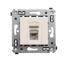 DKC Avanti Компьютерная розетка RJ-45 в стену, кат.5e одинарная экранированная, 