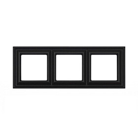 JUNG EcoProfi DECO Черный матовый Рамка 3-ая