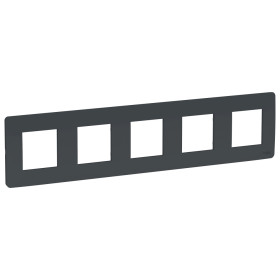 Schneider Electric Unica Studio Антрацит Рамка 5-ная