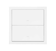 Simon 100 Белый матовый Кит 1 пост, фронт. 1 рамка + 2 клавиши выключателей