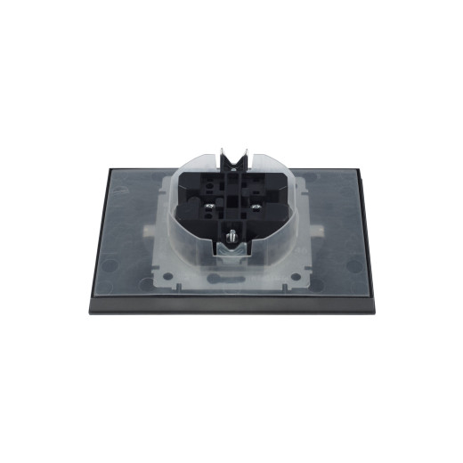 BRITE Роз. 2-я с кр. 16А в сб IP44 РСбш12-3-44-БрС сталь IEK