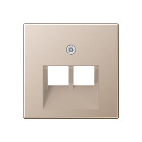 JUNG A 500 Шампань Накладка для модульных гнезд