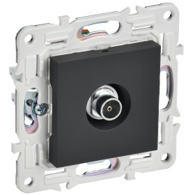 IEK SKANDY Графит Розетка TV оконечная SK-A12G