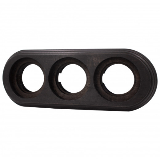 Лизетта Бук Угольно-черный Рамка 3-ая на бревно 240мм