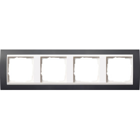 Gira Event Антрацит/Бел.глянц. Рамка 4-ая