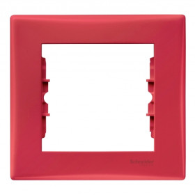Schneider Electric Sedna Красная Рамка 1-ая