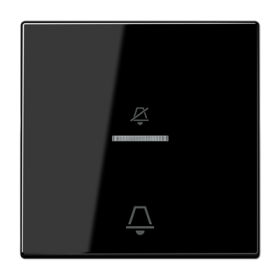 JUNG Клавиша на гостиничный выключатель, корридорный модуль, чёрный