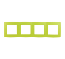ЭРА 12-5004-26 Рамка на 4 поста, Эра12, лайм (10/100/2000)
