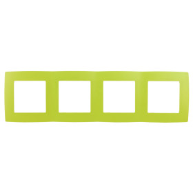 ЭРА 12-5004-26 Рамка на 4 поста, Эра12, лайм (10/100/2000)
