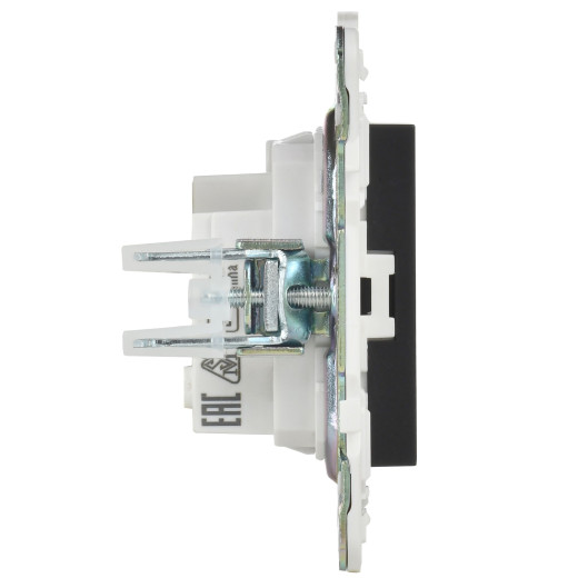 SKANDY Роз. без з/к с з/ш 10А SK-R01Bl черн. IEK