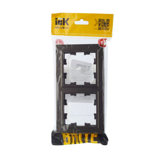 BRITE Рамка 2-мест. IP44 РУ-2-БрТБ-44 бр. IEK