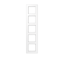 JUNG A550 Белый Рамка 5-ая для вертикальной и горизонтальной установки