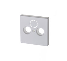 ABB BJE Solo/Future Белый бархат Накладка TV/TV-SAT розетки