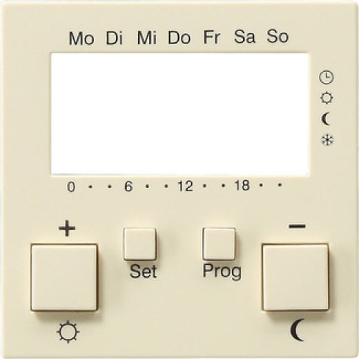 Накладка для регулятора температуры пола с часами
