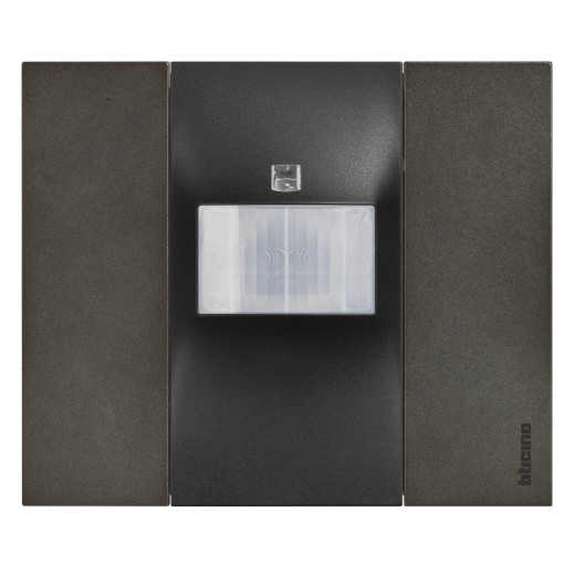 LIVING NOW. Лицевая панель для датчика движения 2 модуля.Цвет Черный.