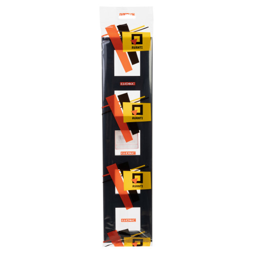 Рамка 5 постов (10 мод.), Avanti, черный квадрат