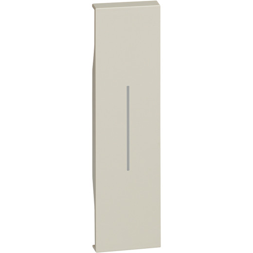 LIVING NOW. Лицевая панель для выключателей и переключателей 1 модуль.Цвет Песочный.