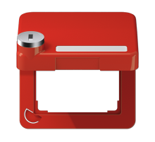 JUNG крышка с замком, красный