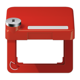 JUNG крышка с замком, красный