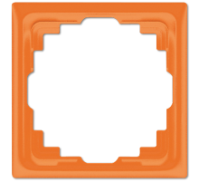 JUNG Рамка для инсталляции в кабельных каналах, однократная оранжевая