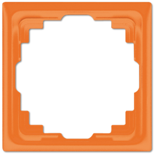 Рамка для инсталляции в кабельных каналах, однократная, оранжевая