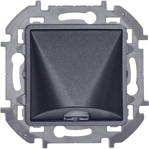 Вывод кабеля IP21 - Legrand/Daccord Inspiria - с зажимом для кабеля - антрацит