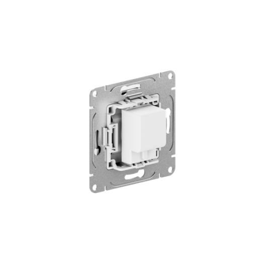 Механизм розетки TV, опроходная, белый Эпика EKF