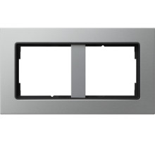 Gira E22 Алюминий Рамка для комбинаций без перегородки