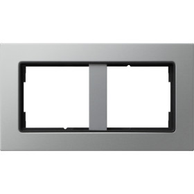 Gira E22 Алюминий Рамка для комбинаций без перегородки