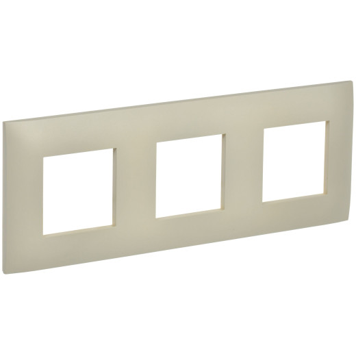 SKANDY Рамка 3-мест. SK-F03B беж. IEK