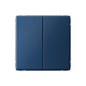 Systeme Electric ArtGallery Аквамарин Выключатель 2-клавишный, сх.5, 10АХ, механизм