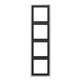 JUNG LS 990 Edelstahl Рамка 4-ая