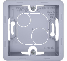 Legrand/Daccord INSPIRIA Алюминий Коробка накладного монтажа - 1 пост.