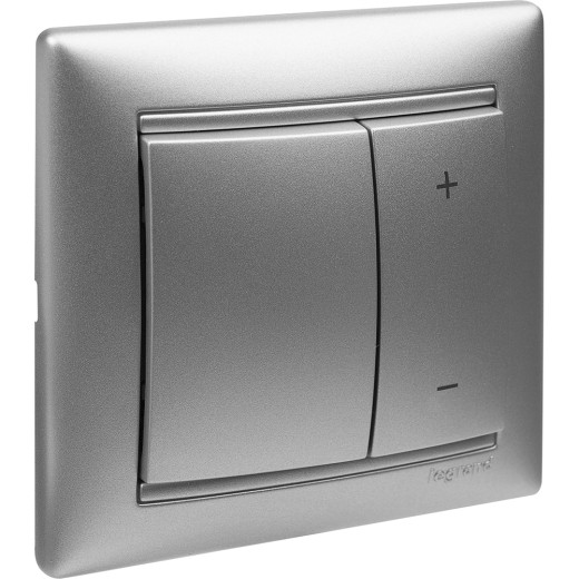 Рамка 1 пост - Legrand Valena - алюминий