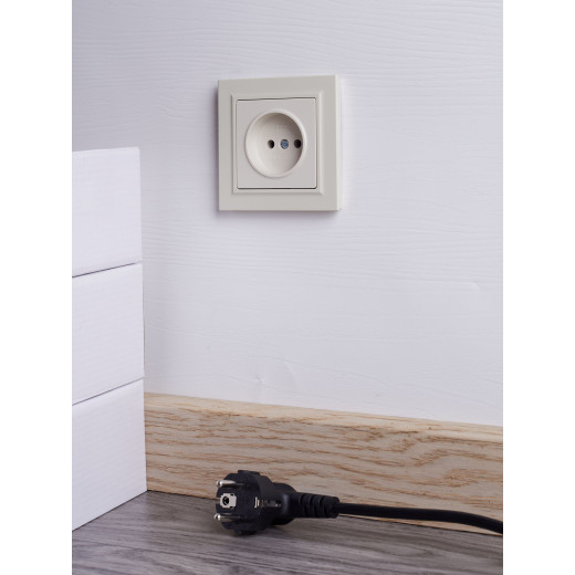 BRITE Роз. без з/к/ш 10А в сб. РСР10-1-0-БрКр беж. IEK