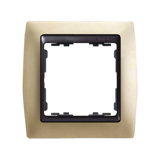 Simon 82 Шампань/Графит Рамка 1-ая