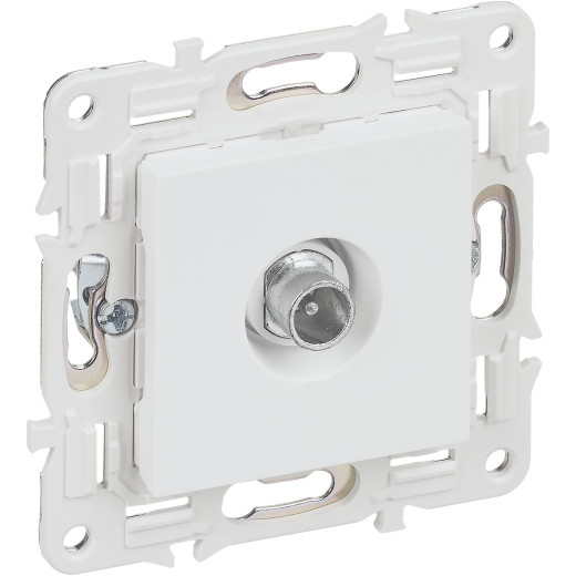 SKANDY Роз. TV проходная SK-A17W арк. бел. IEK