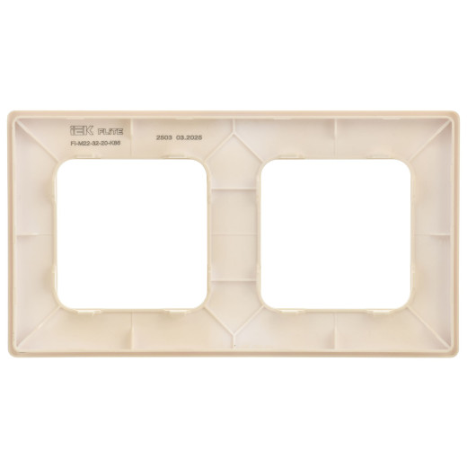 FLITE Рамка 2-мест. РУ-2-К-ФлСл сл IEK