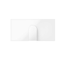 Simon 100 Белый глянец Накладка узкого вывода кабеля