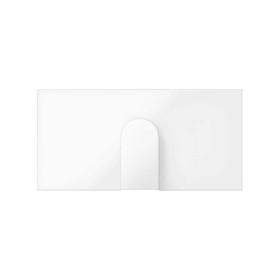 Simon 100 Белый глянец Накладка узкого вывода кабеля