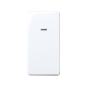 Simon 27 Мех Белый Выключатель проходной с 3-х мест с подсветкой узкий, 10А 250В